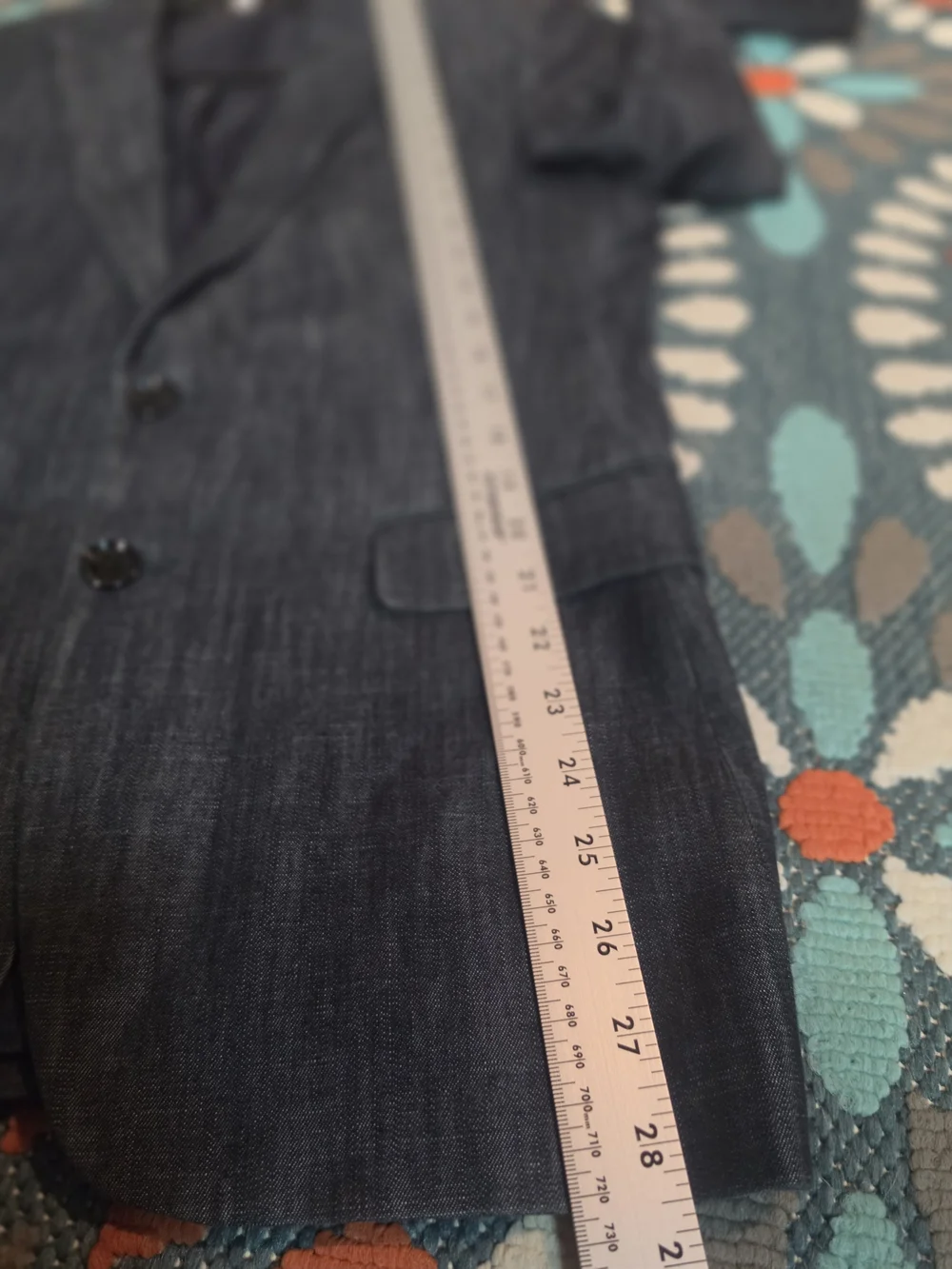 Express Men's Photographer fitted blazer jacket 36 Short